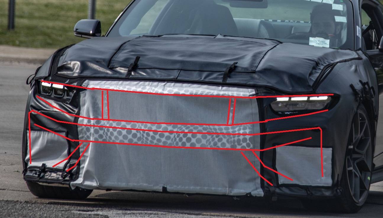 S650 Mustang First GT500 production body spotted boss