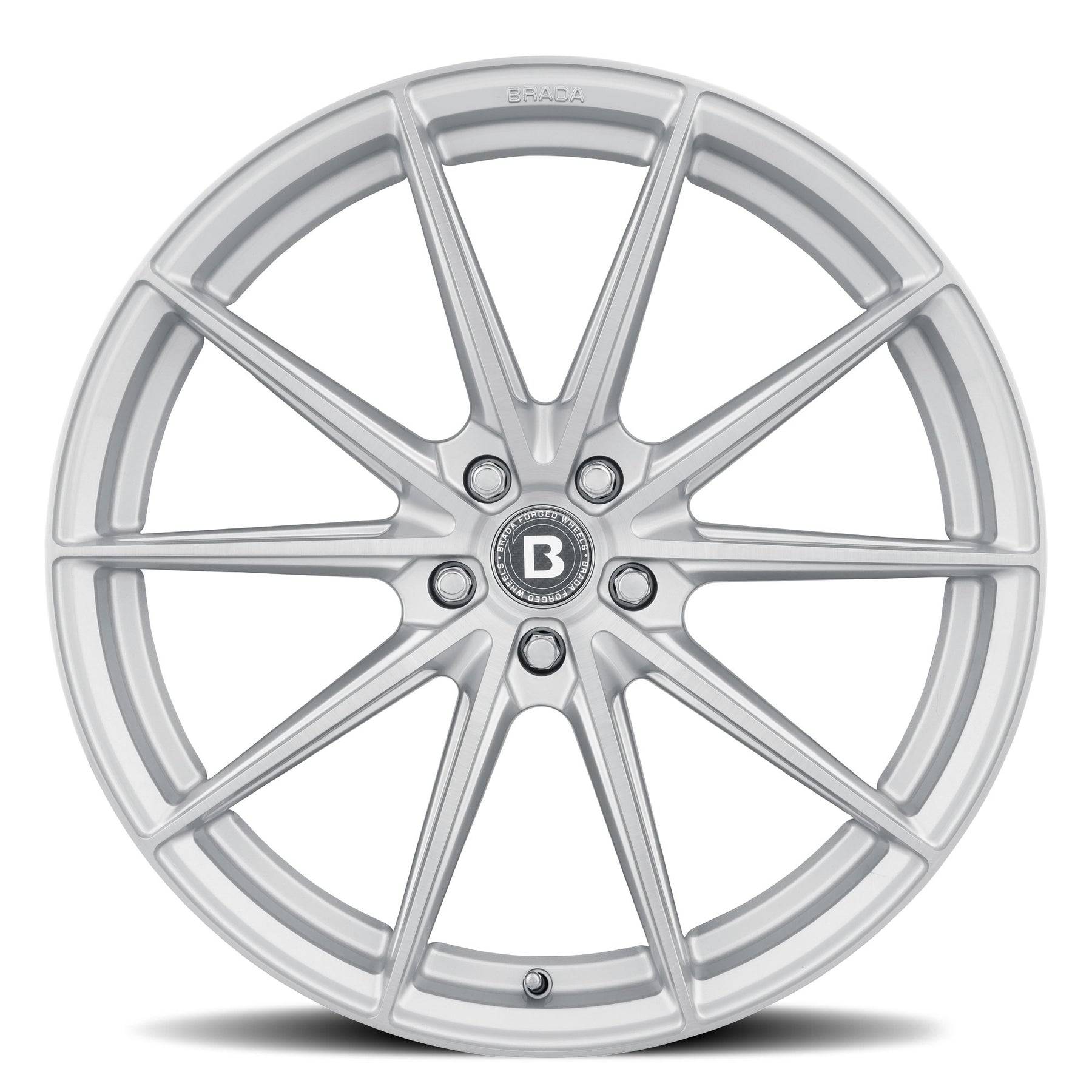 S650 Mustang 20" Brada FormTech Series CX1 CX3 S650 Ford Mustang BRADACX1BRUSHEDSILVER-2