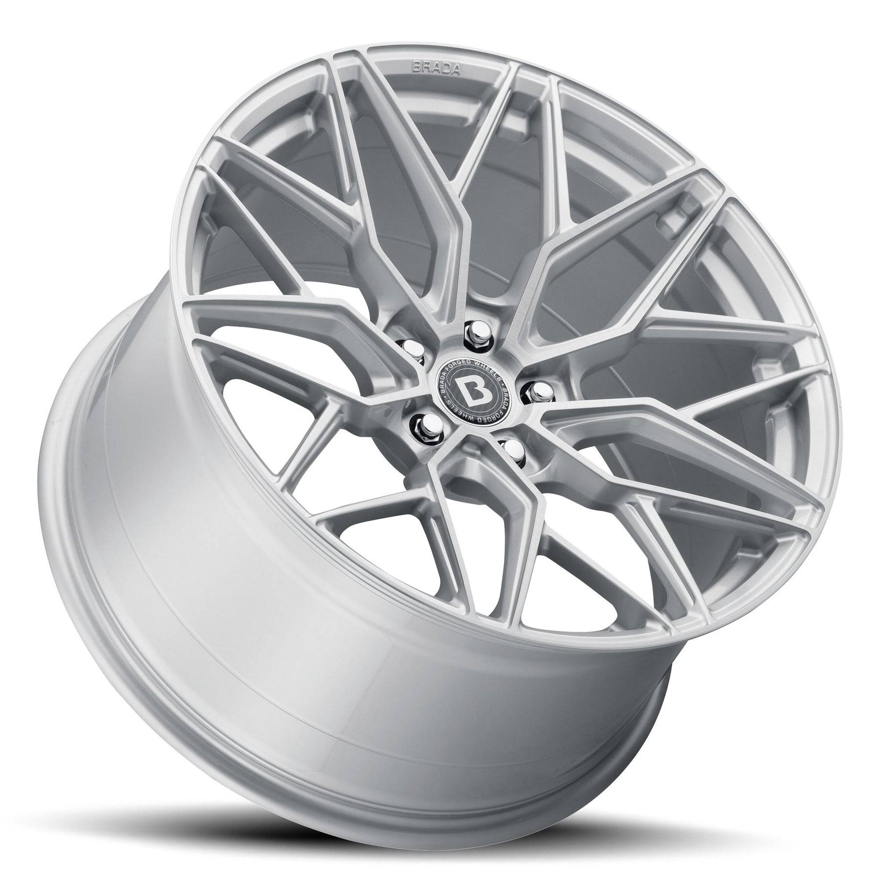 S650 Mustang 20" Brada FormTech Series CX1 CX3 S650 Ford Mustang BRADACX3BRUSHEDSILVER-3