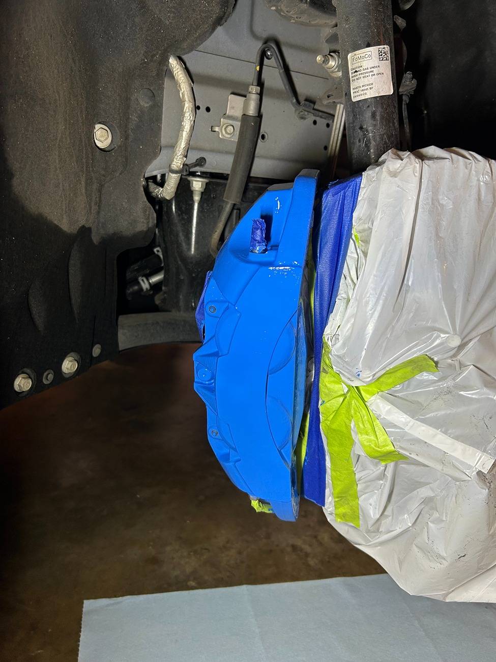 S650 Mustang Paint Calipers Grabber Blue Caliper2