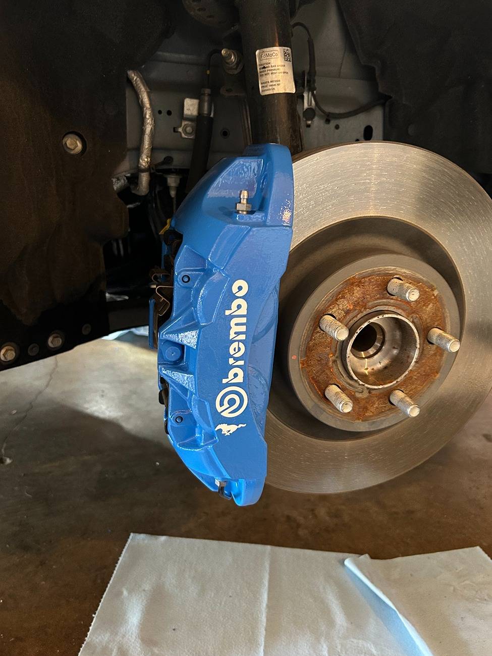 S650 Mustang Paint Calipers Grabber Blue Caliper3