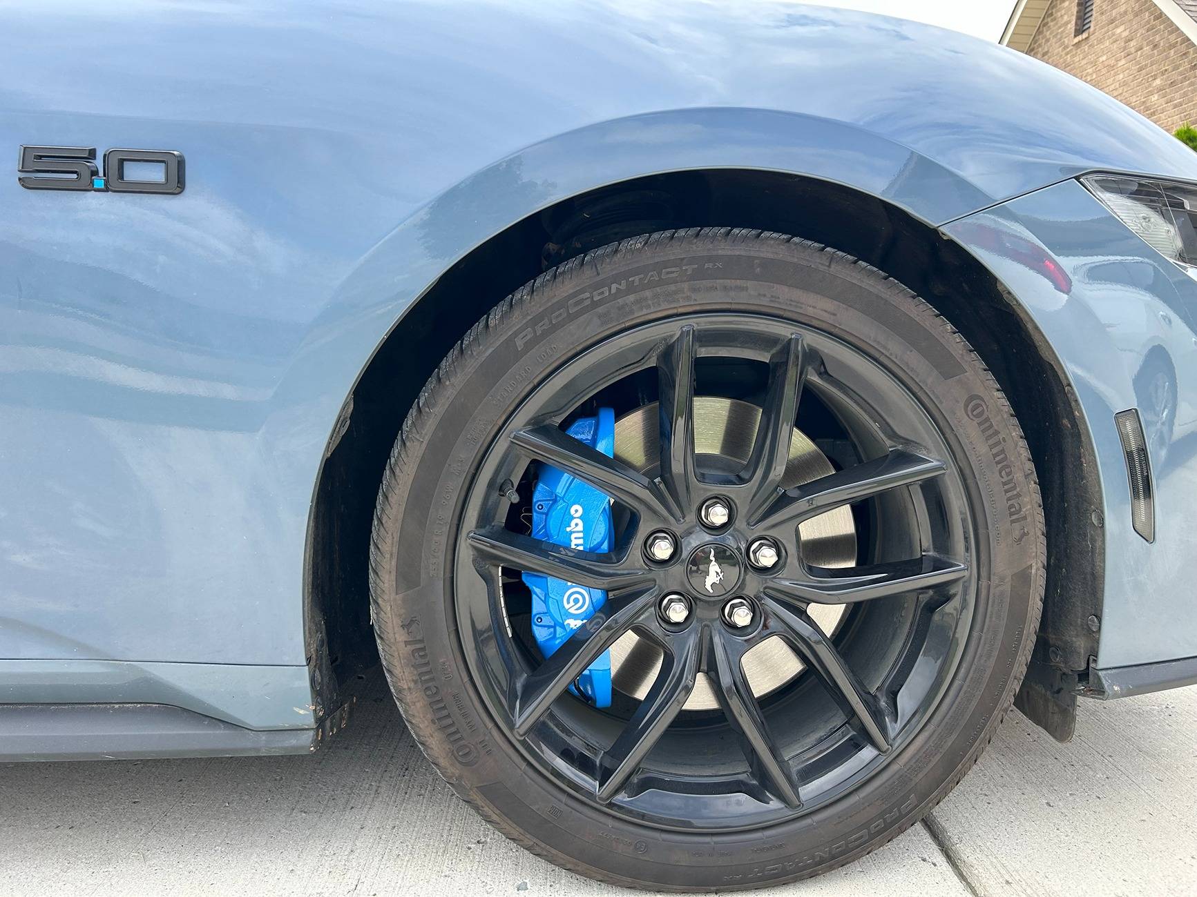 S650 Mustang Paint Calipers Grabber Blue Caliper4