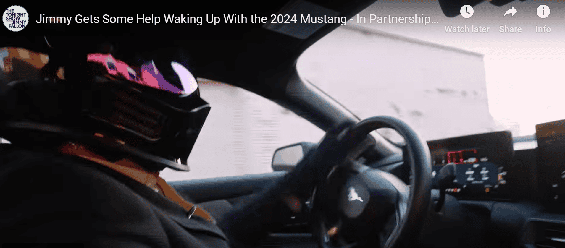 S650 Mustang S650 Mustang's electronic drift brake driving action on Jimmy Fallon show Capture4.PNG