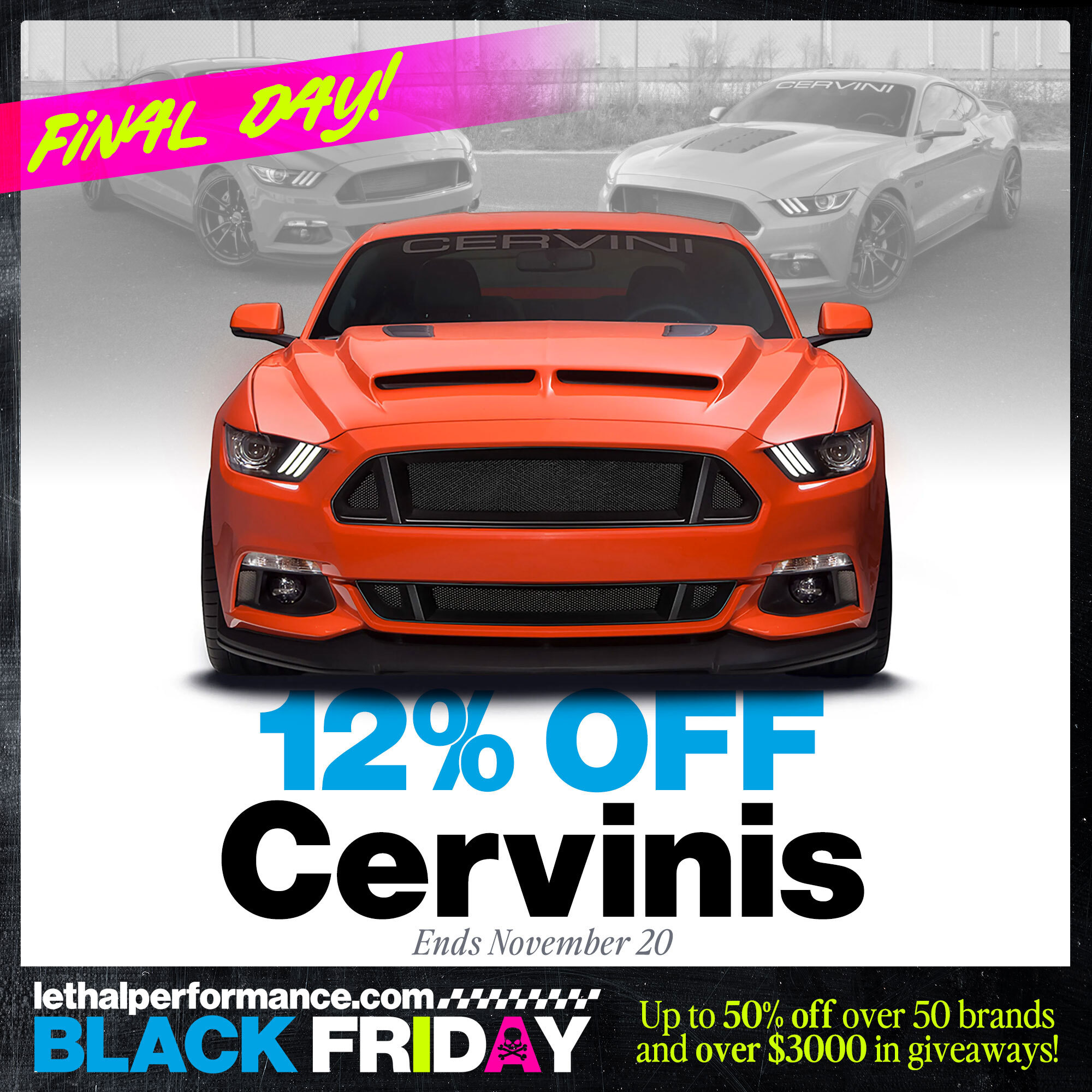 S650 Mustang Black Friday starts NOW! Up to 50% off! Cervins_Mustang_LastChance