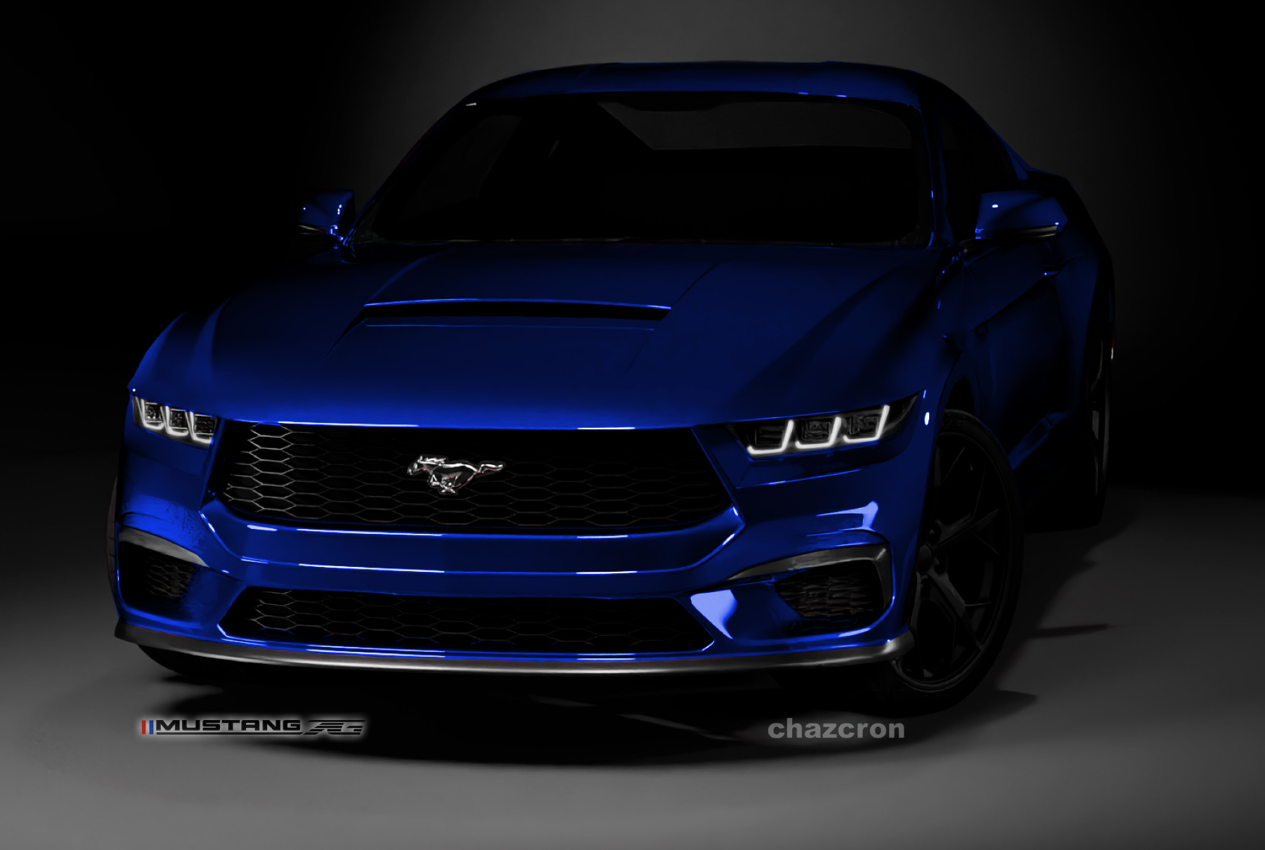 S650 Mustang chazcron weighs in... 7th gen 2023 Mustang S650 3D model & renderings in several colors! chazcron_colored_blue-