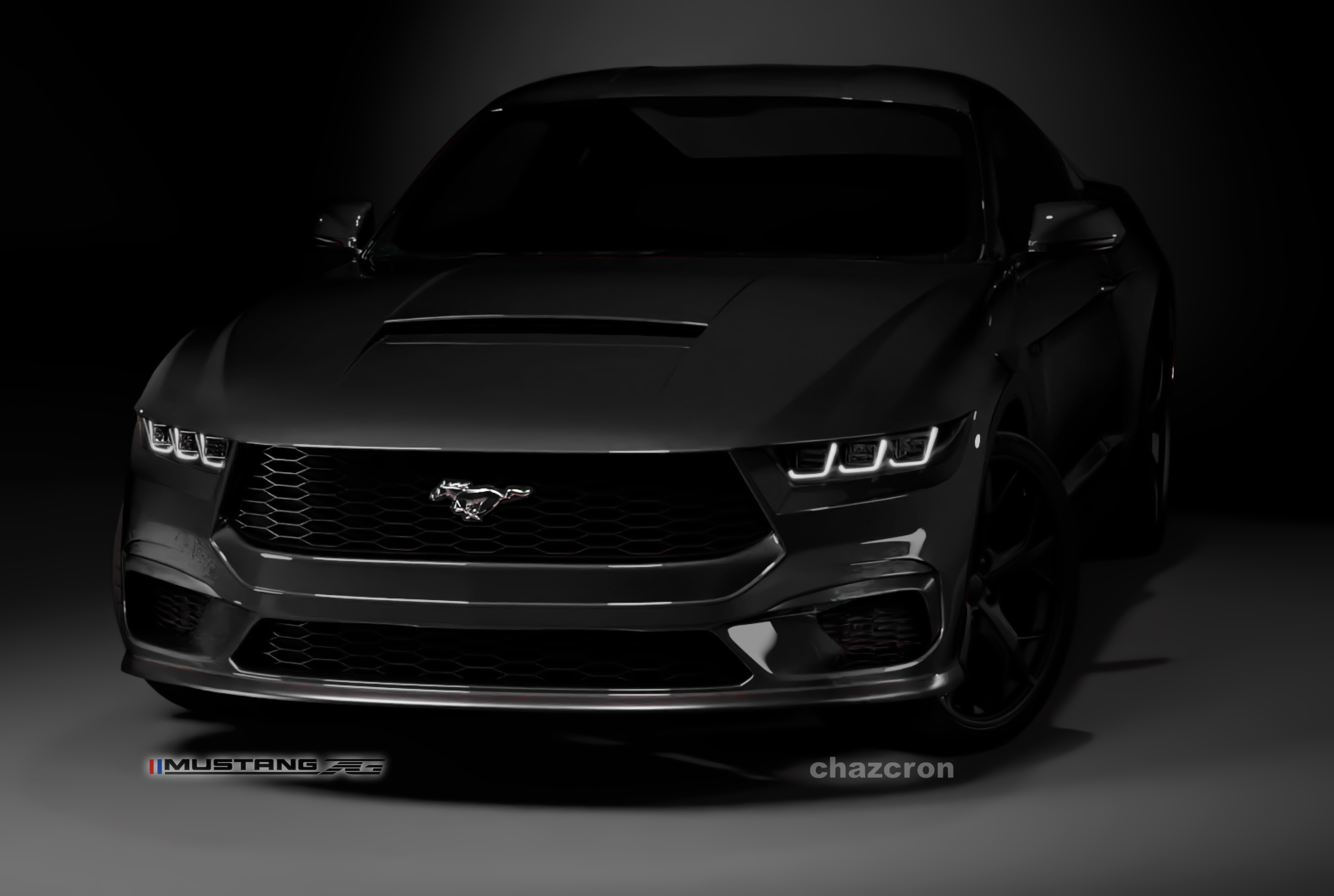 S650 Mustang chazcron weighs in... 7th gen 2023 Mustang S650 3D model & renderings in several colors! chazcron_colored_grey
