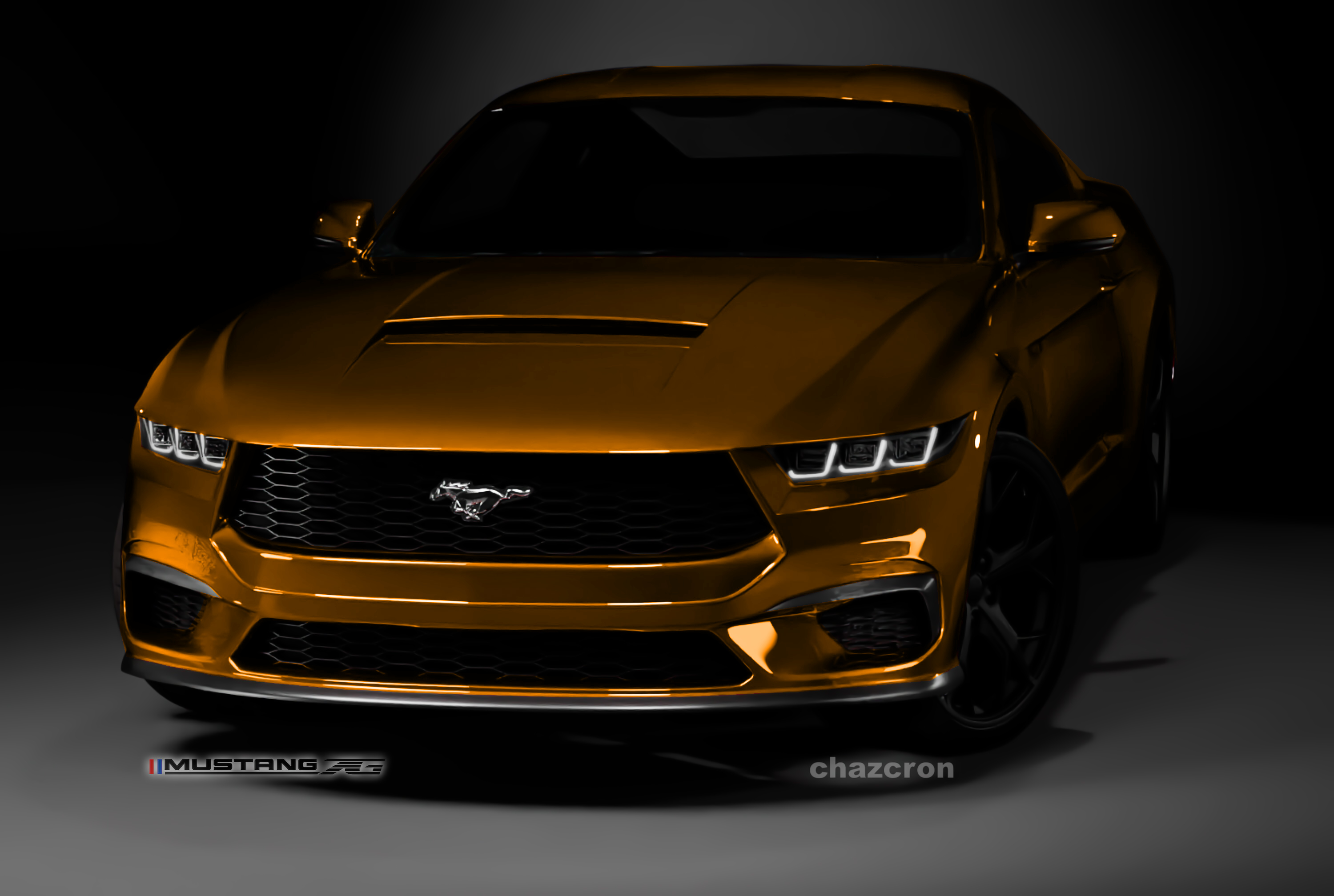 S650 Mustang chazcron weighs in... 7th gen 2023 Mustang S650 3D model & renderings in several colors! chazcron_colored_orange-