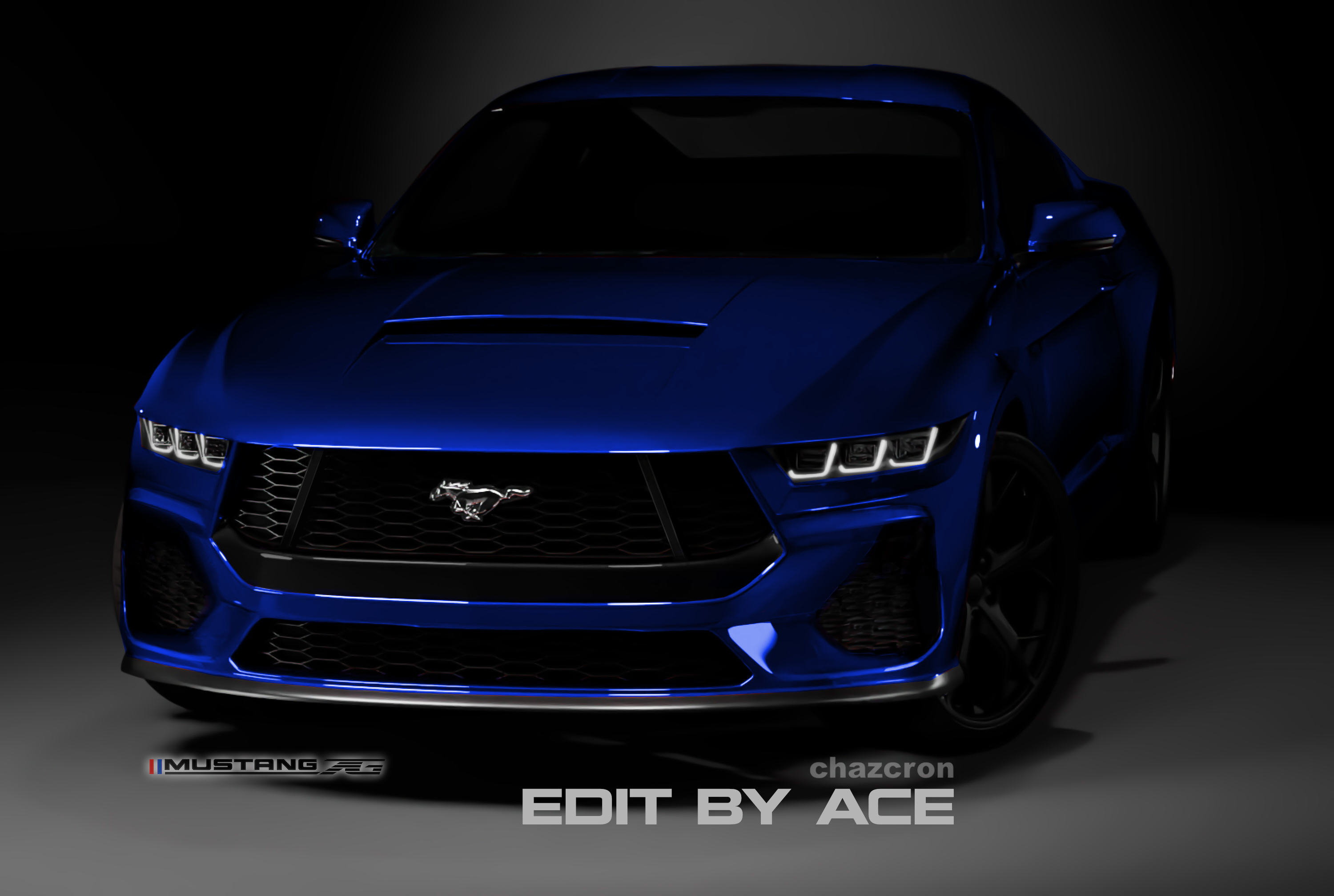 S650 Mustang chazcron weighs in... 7th gen 2023 Mustang S650 3D model & renderings in several colors! chazcron_gt_ace_blue-