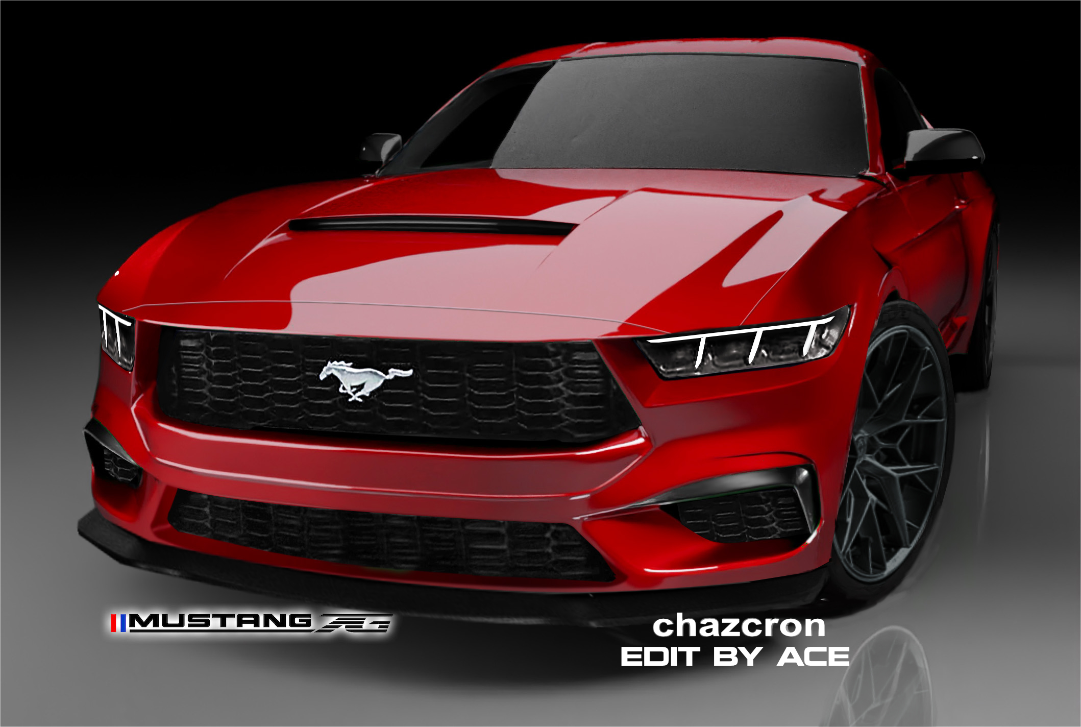 S650 Mustang chazcron weighs in... 7th gen 2023 Mustang S650 3D model & renderings in several colors! chazcron_tuned