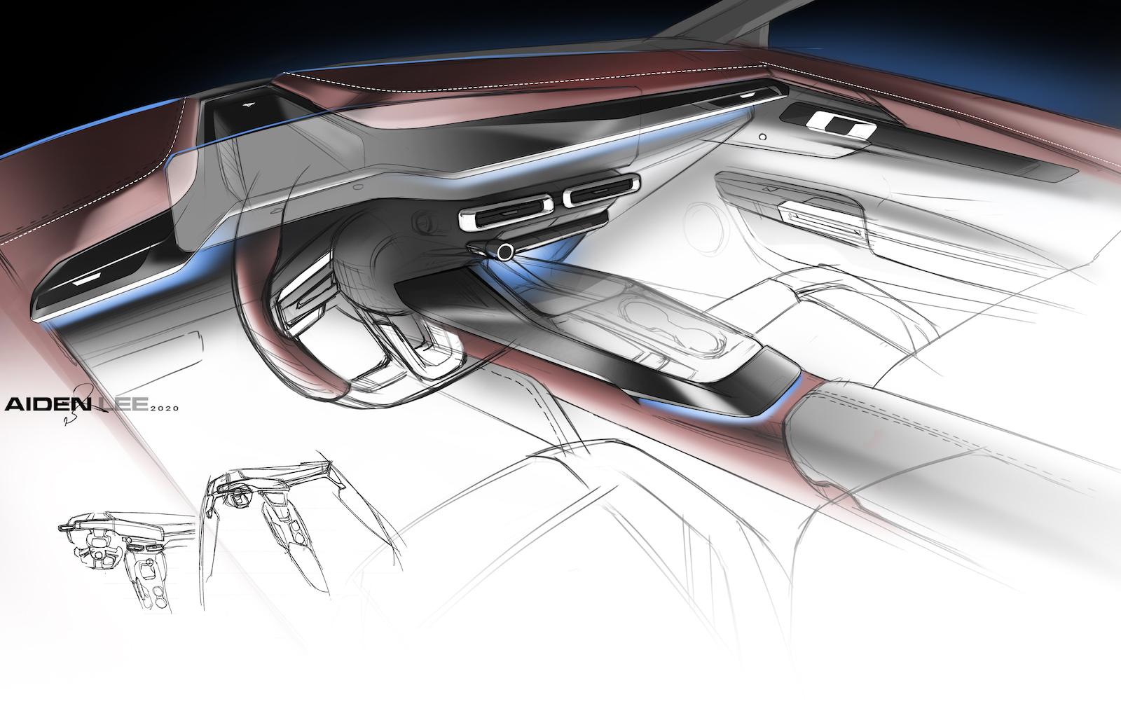 S650 Mustang S650 Mustang Design Sketches, Proposals, Modeling (Exterior + Interior) CLEE (4)