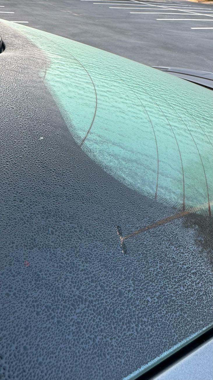 S650 Mustang Condensation on the rear window S650 cond2