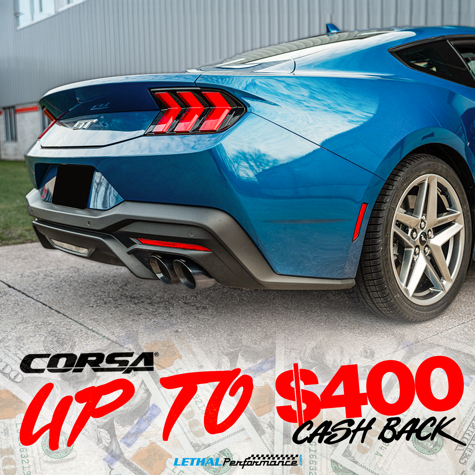 S650 Mustang February Corsa Performance Rebate at Lethal Performance!! corsa feb 2024 musta