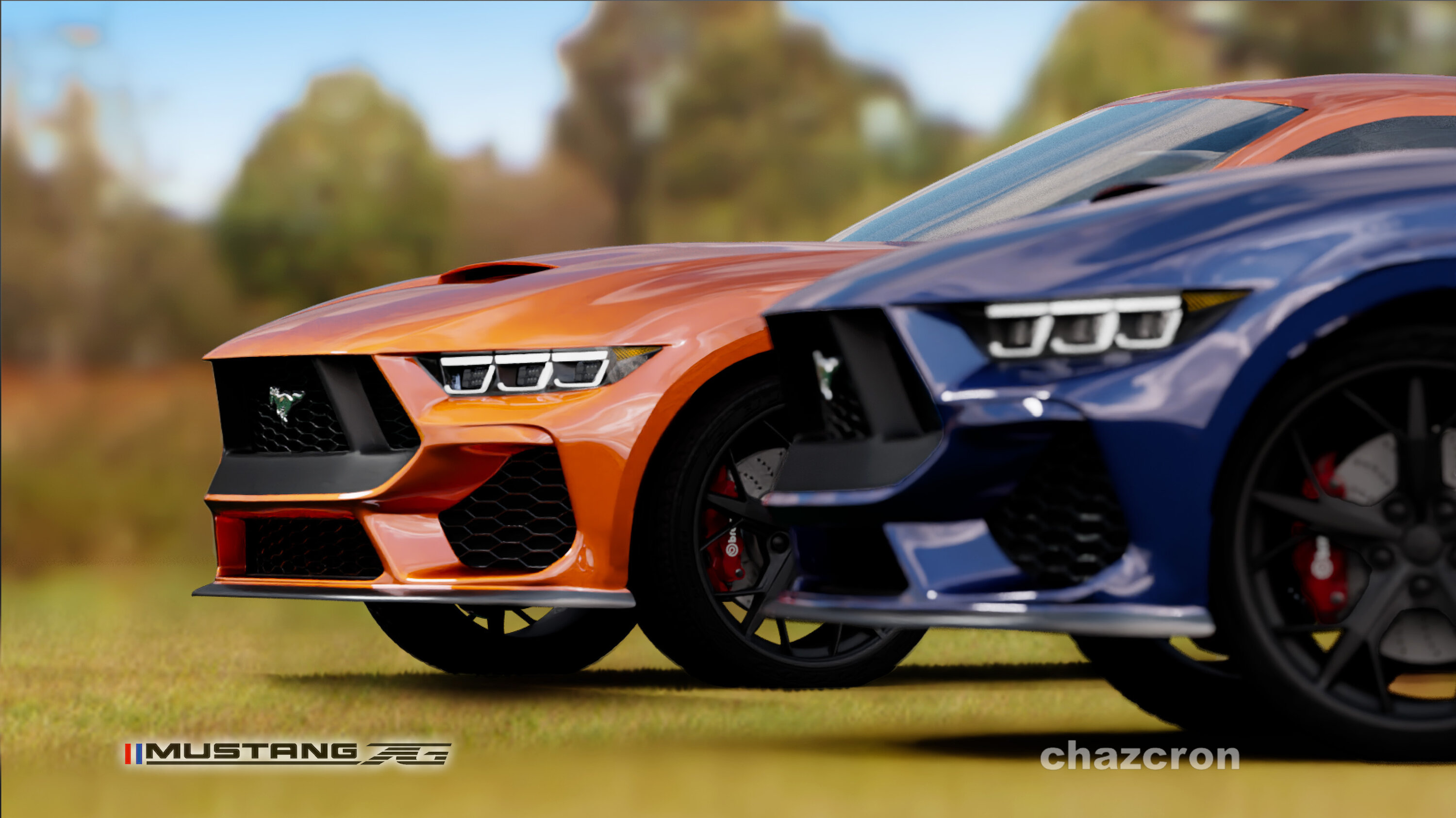 S650 Mustang chazcron weighs in... 7th gen 2023 Mustang S650 3D model & renderings in several colors! Country-Side