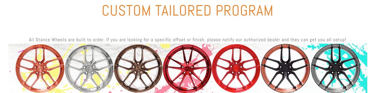 S650 Mustang Stance Wheels SF Series Light Weight Custom Tailor Program FREE SHIPPING - TEAM VIBE custom-tailored-program