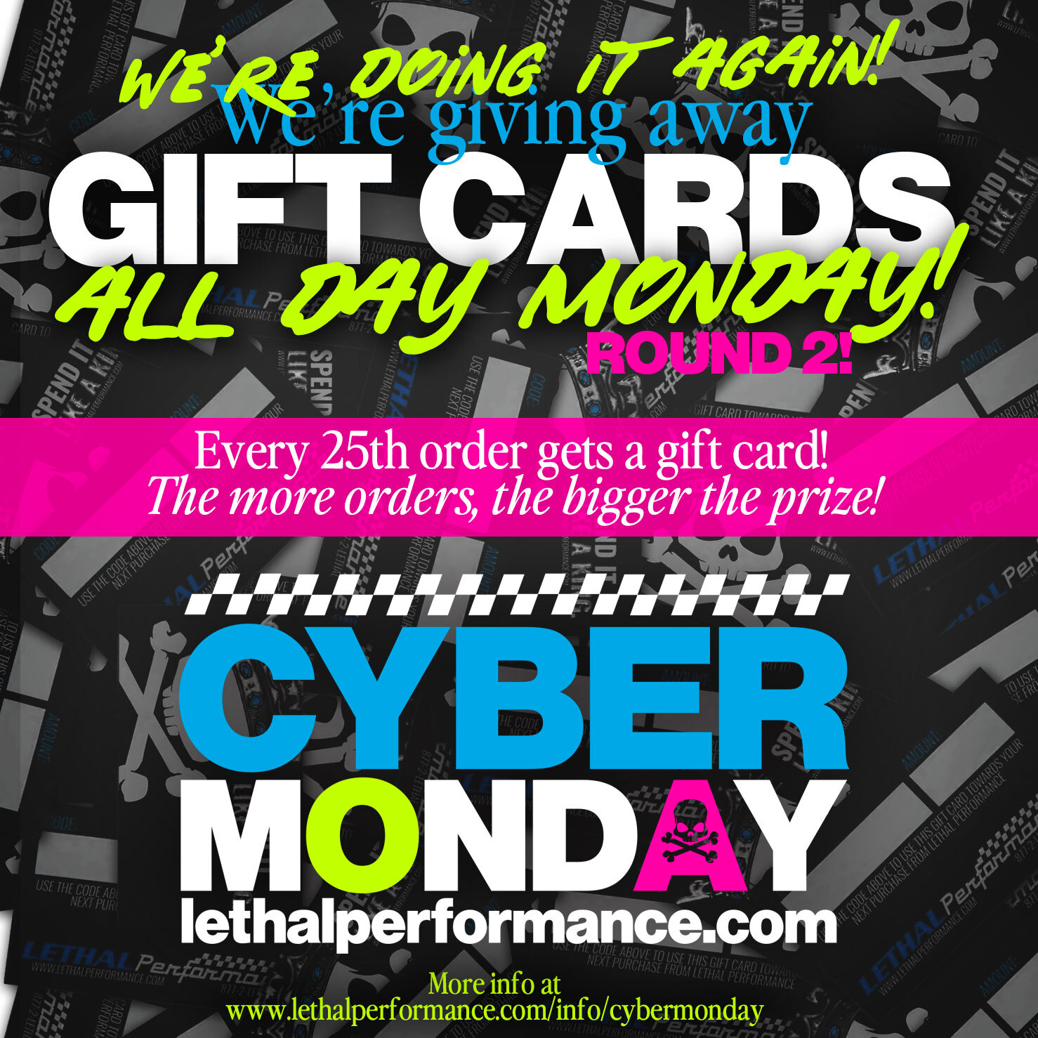 S650 Mustang Cyber Monday here at Lethal Performance!! CyberMonday_GiftCard