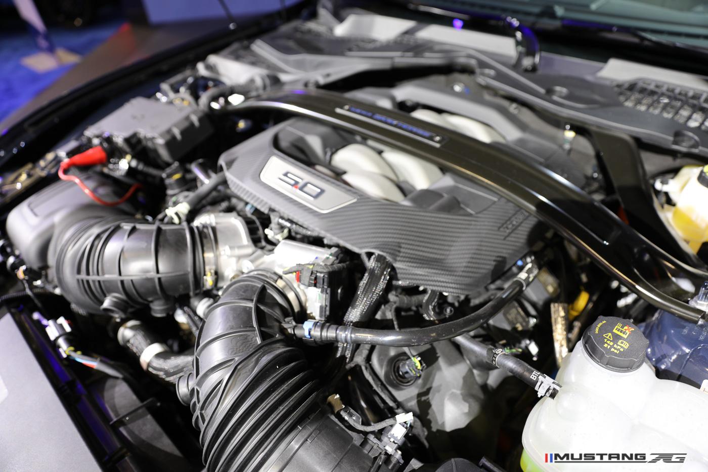 S650 Mustang NYIAS: Dark Horse Mustang (Blue Ember) & Engine Bay FIRST Look + 2024 Mustang GT Convertible Dark-Horse-2024-mustang-engine-bay-15