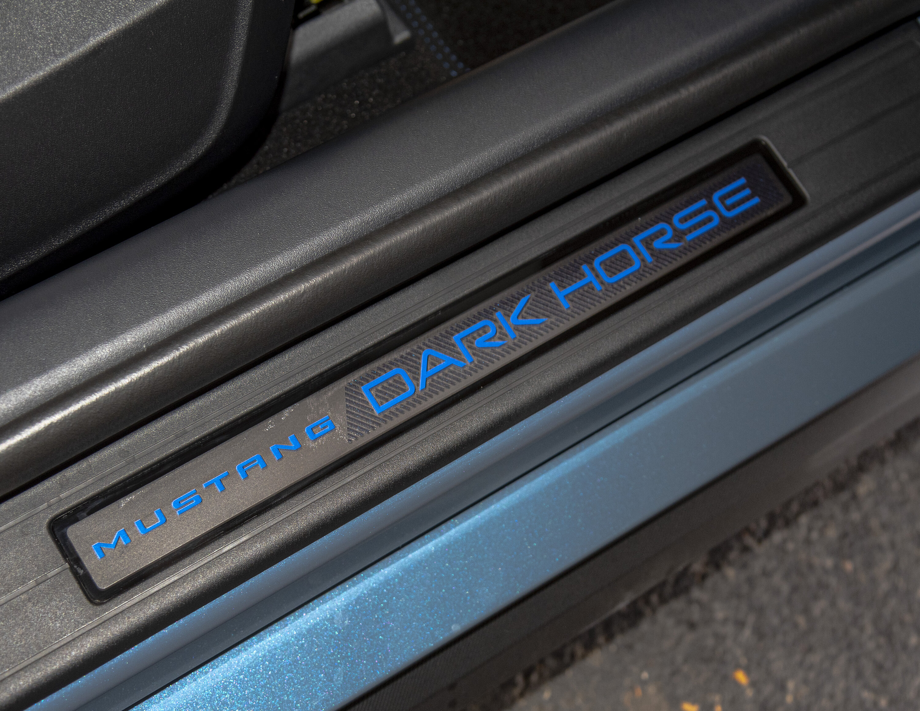 S650 Mustang Official VAPOR BLUE Mustang S650 Thread Dark Horse Door Sill 9 19 2023