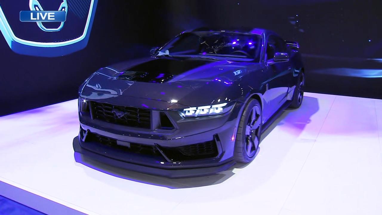 S650 Mustang Carbon Fiber Wheels on Dark Horse Mustang – First Look! dark horse mustang carbon fiber wheels