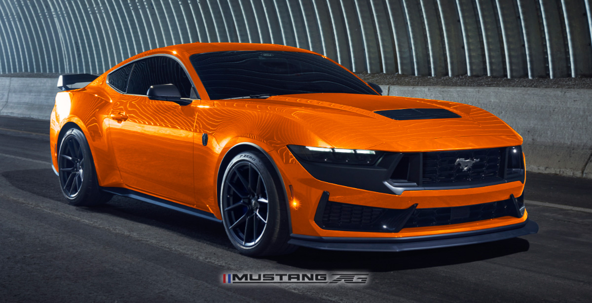 S650 Mustang Dark Horse Mustang in more colors - renderings DarkHorse_Orange