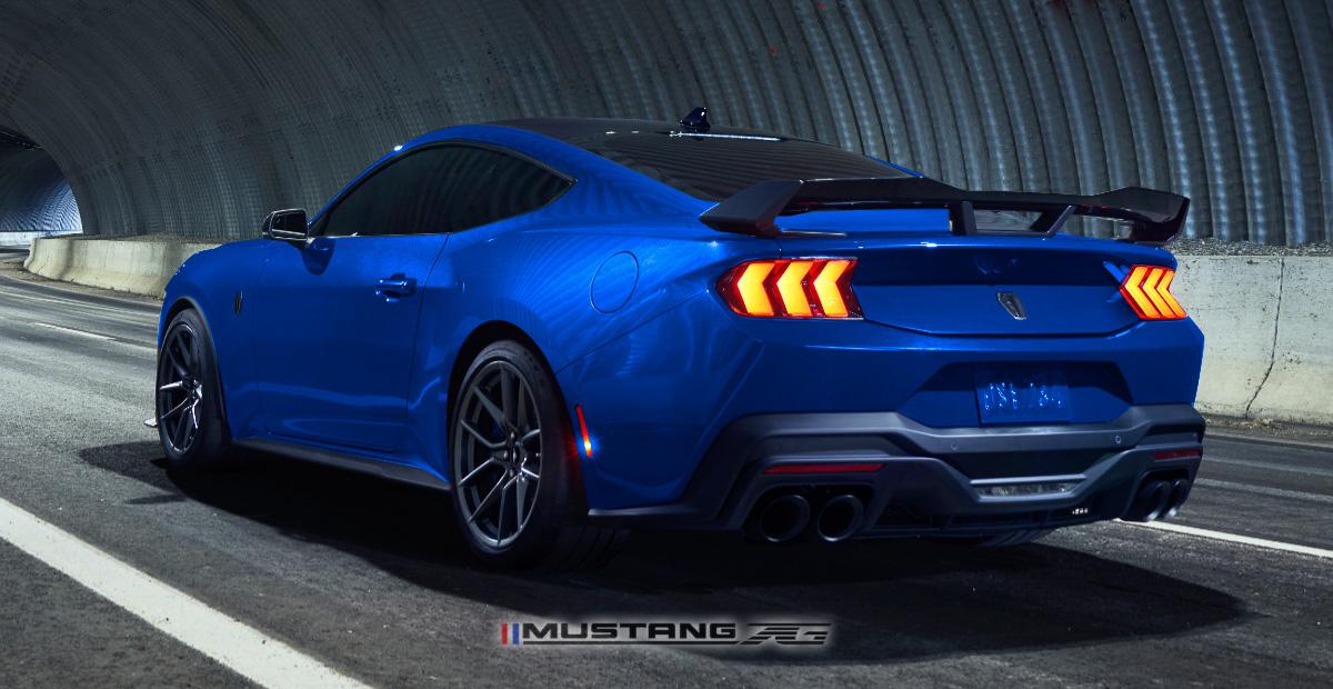 S650 Mustang Dark Horse Mustang in more colors - renderings DarkHorse_Rear_DarkBlue