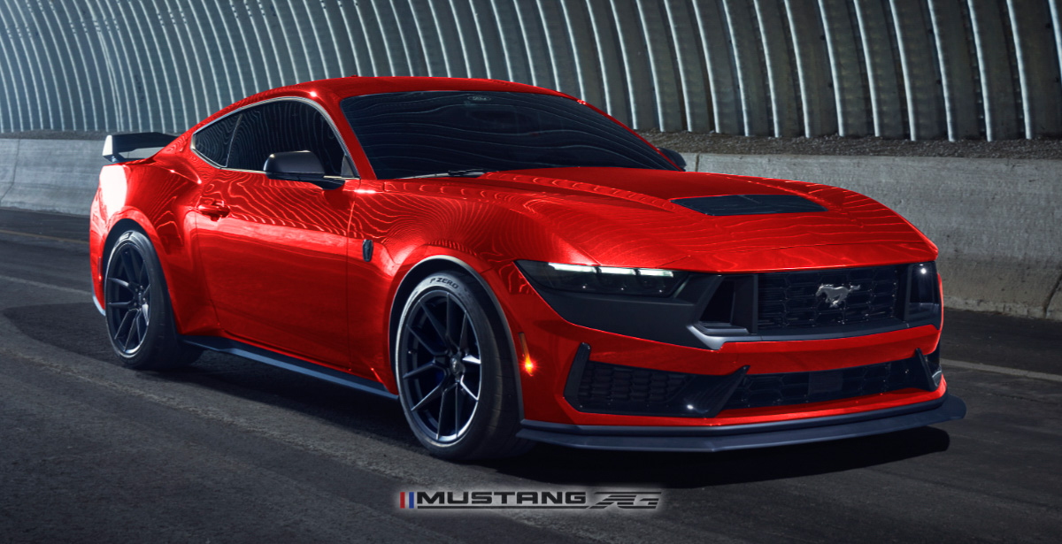 S650 Mustang Dark Horse Mustang in more colors - renderings DarkHorse_Red