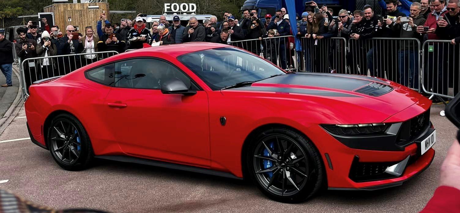 S650 Mustang UK reveal of the S650: Race Red Dark Horse Mustang DH 13