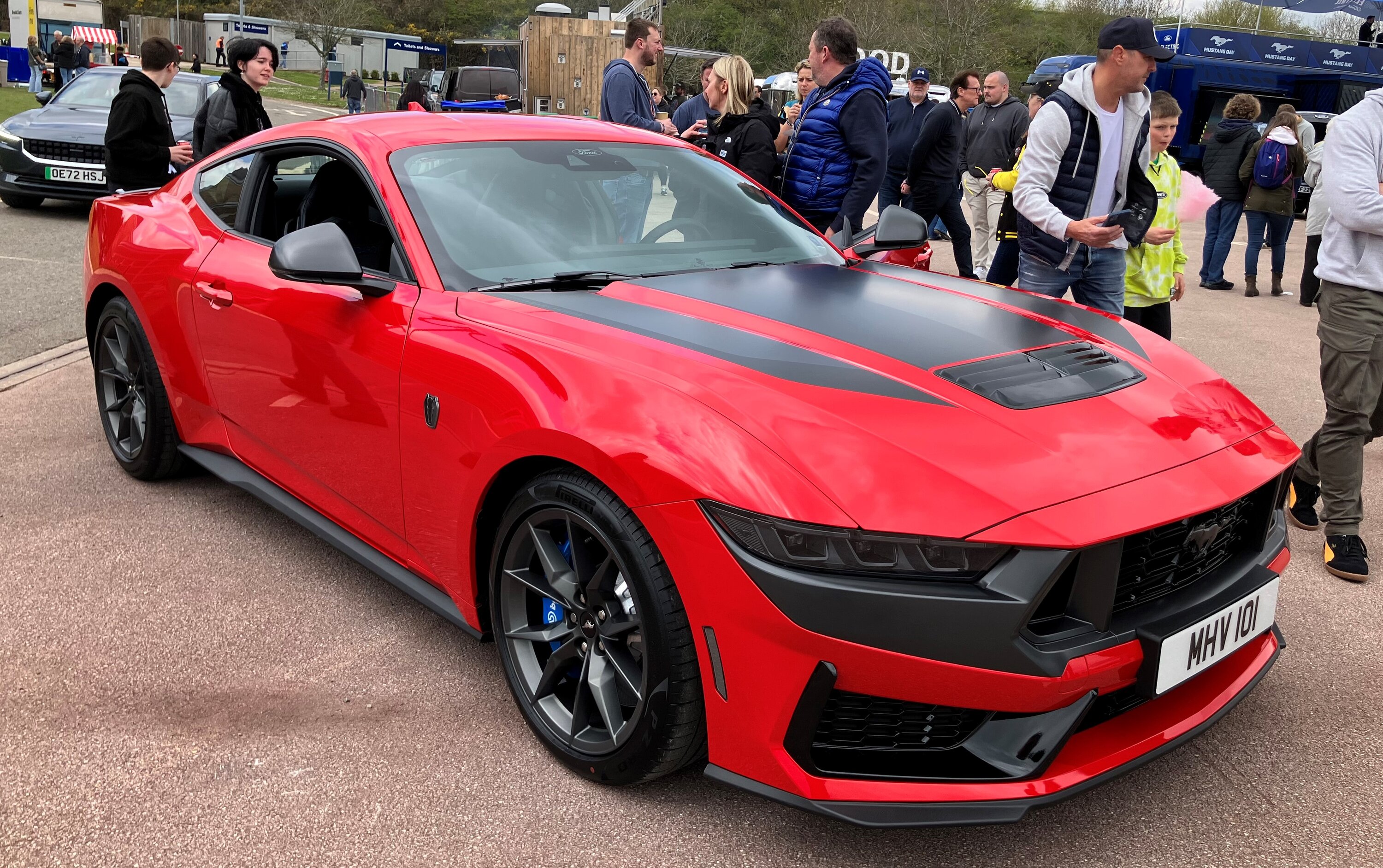 S650 Mustang UK reveal of the S650: Race Red Dark Horse Mustang DH 5.JPG
