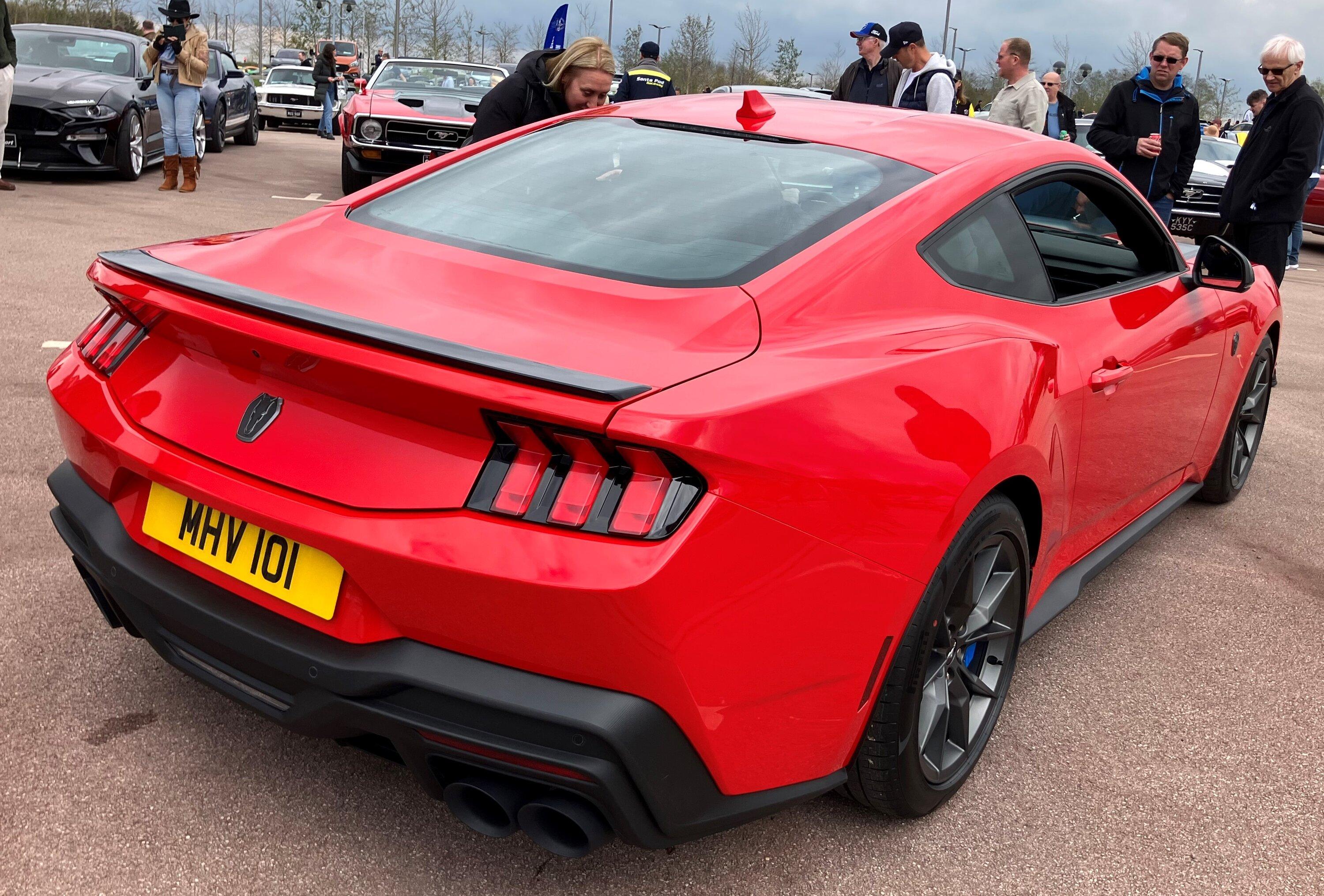 S650 Mustang UK reveal of the S650: Race Red Dark Horse Mustang DH 7.JPG