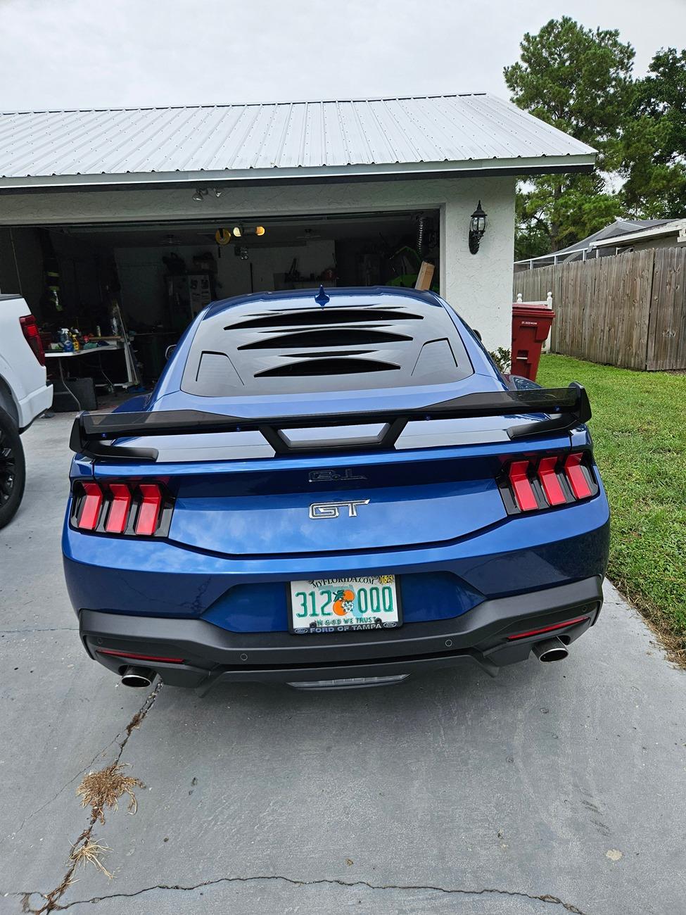 S650 Mustang Found an Ebay dark horse spoiler  "clone" dh spoiler rear view