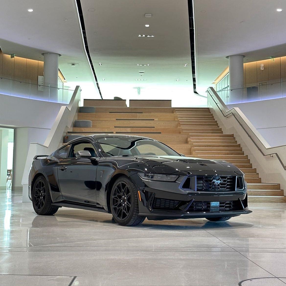 S650 Mustang All Black DARK HORSE Mustang (Shadow Black). Batmobile 🦇 dh_black-
