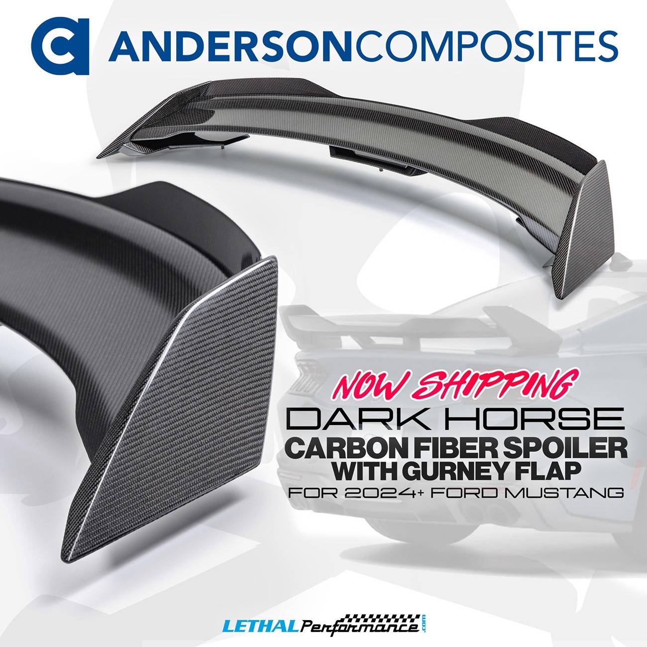 S650 Mustang ANDERSON COMPOSITES CARBON FIBER DARKHORSE SPOILER WITH GURNEY FLAP dh_spolier_aberson
