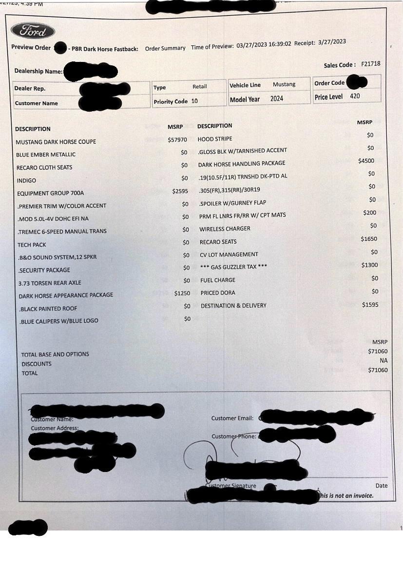 S650 Mustang 2024+ Mustang S650 Orders Tracking List & Stats [Enter Yours!] DHorder