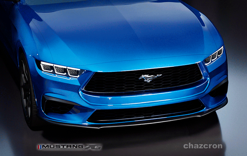 S650 Mustang chazcron weighs in... 7th gen 2023 Mustang S650 3D model & renderings in several colors! DualFrontal