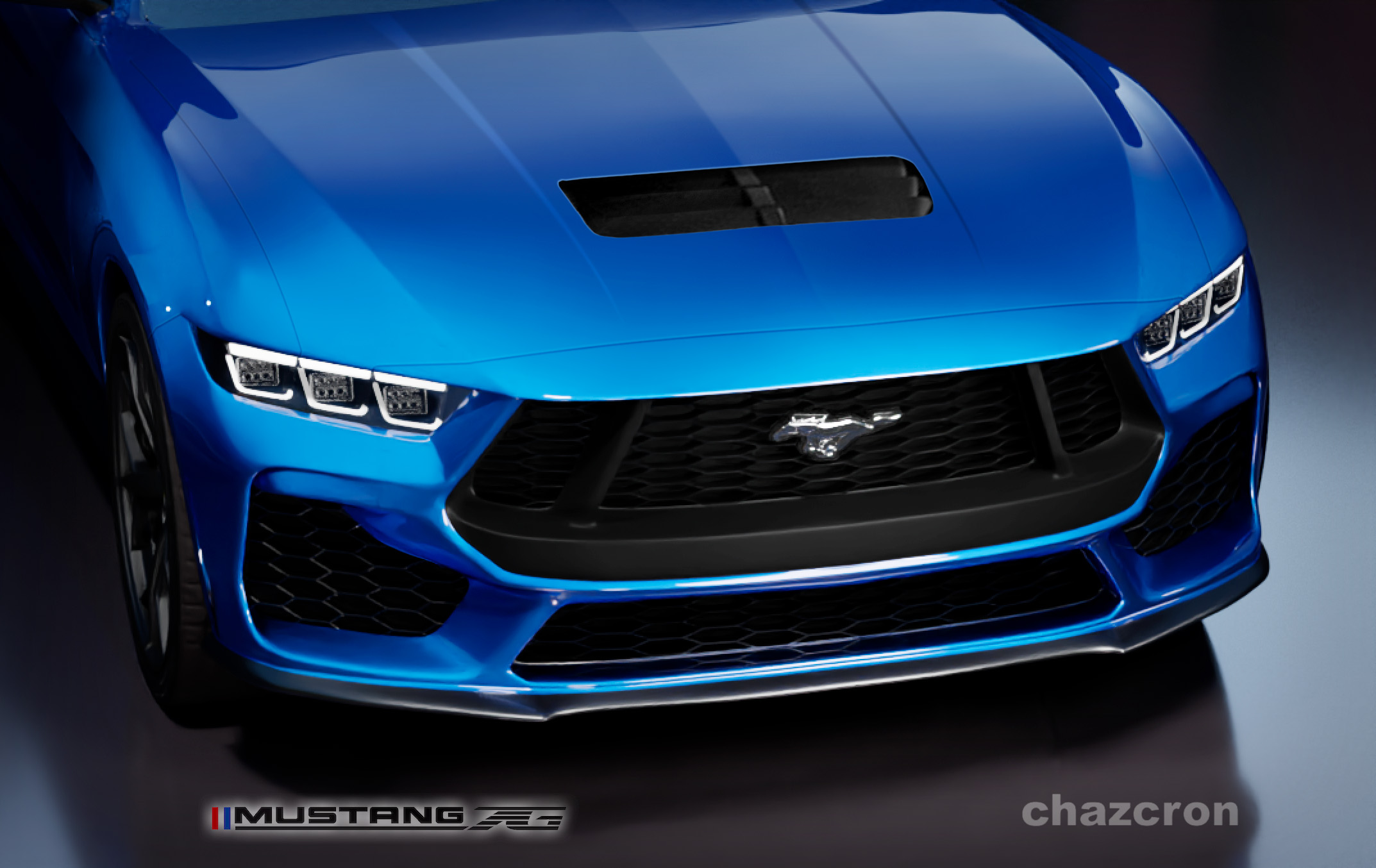 S650 Mustang chazcron weighs in... 7th gen 2023 Mustang S650 3D model & renderings in several colors! DualFrontal_GT