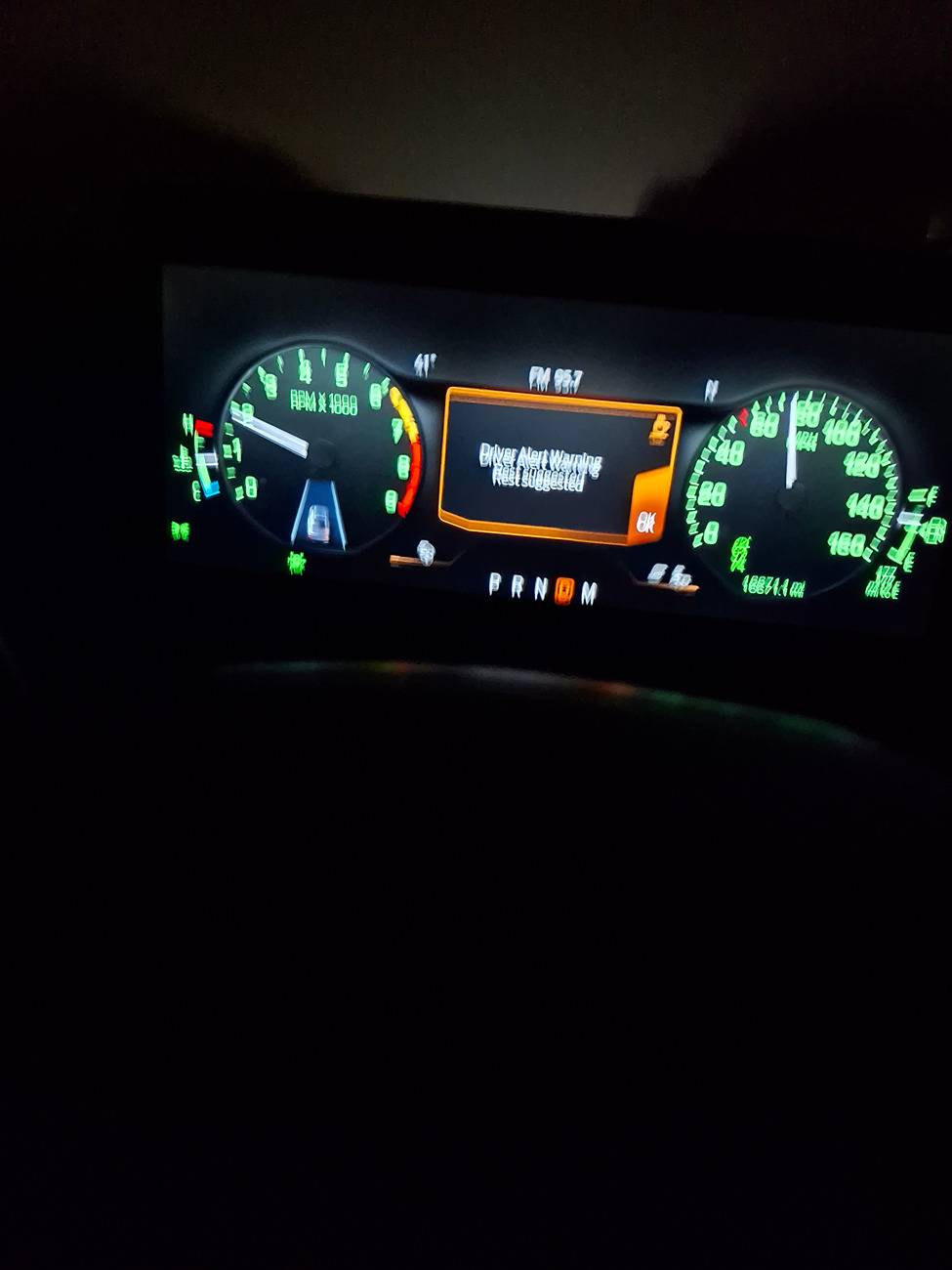 S650 Mustang S650 Mustang -Keep hands on steering wheel message DUI_Warnin