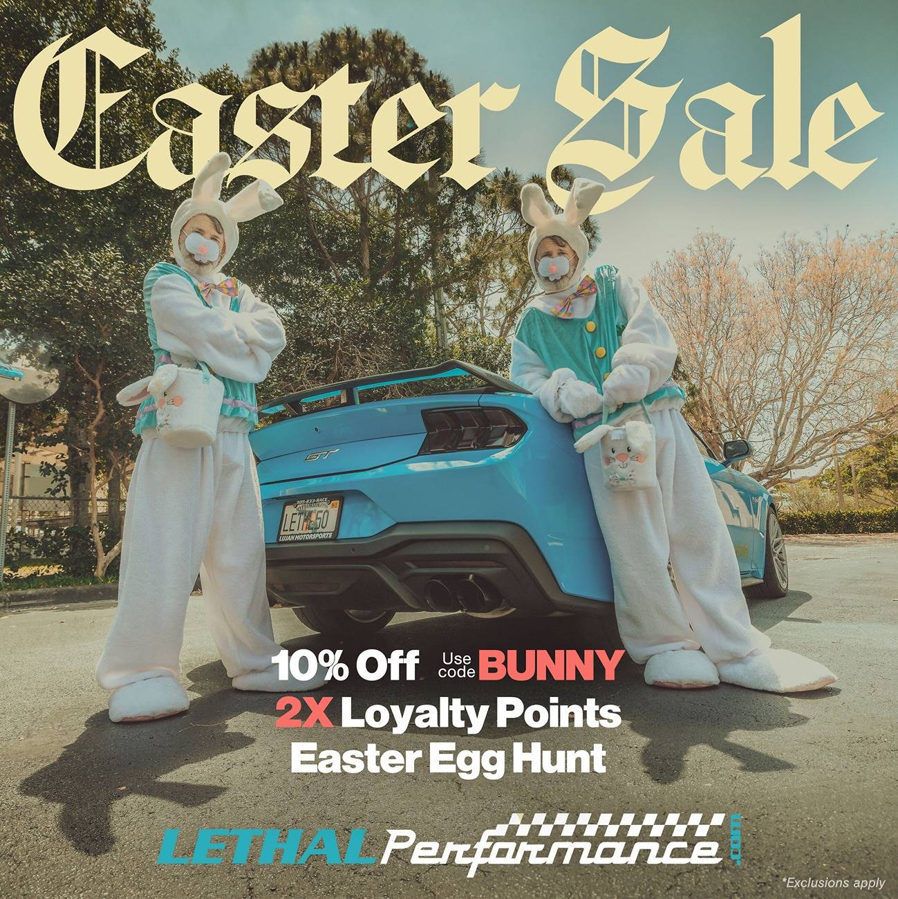 S650 Mustang Easter SALE 2025 at Lethal Performance! eastersale_1x1