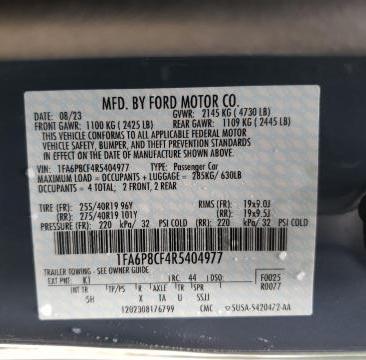 S650 Mustang First totaled S650 Mustang appears on Copart ee468d89b6ea4ea6a40a2502647181b0_ful