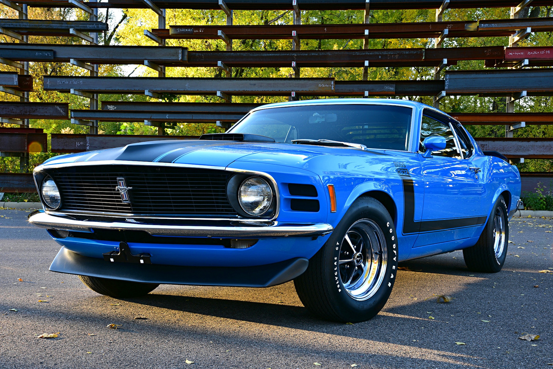 S650 Mustang Official GRABBER BLUE Mustang S650 Thread eke-1970-ford-mustang-boss-302-front-three-quarter