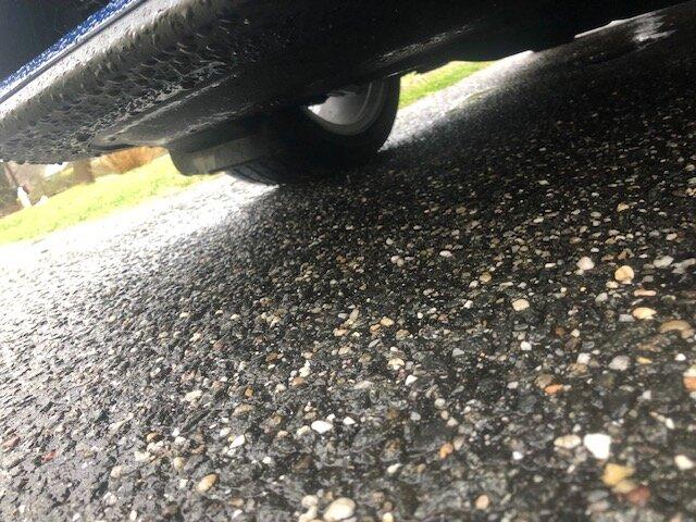S650 Mustang Front Flaps by wheels. flaps