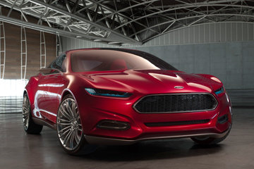 S650 Mustang Mustang S650 Design Previewed by ‘Progressive Energy In Strength’ Sculpture ford-evos-concept-1