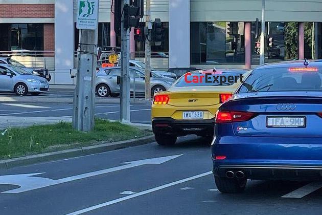 S650 Mustang 2024 Ford Mustang spied in Australia ford-mustang-gt-7g-melbourne-3