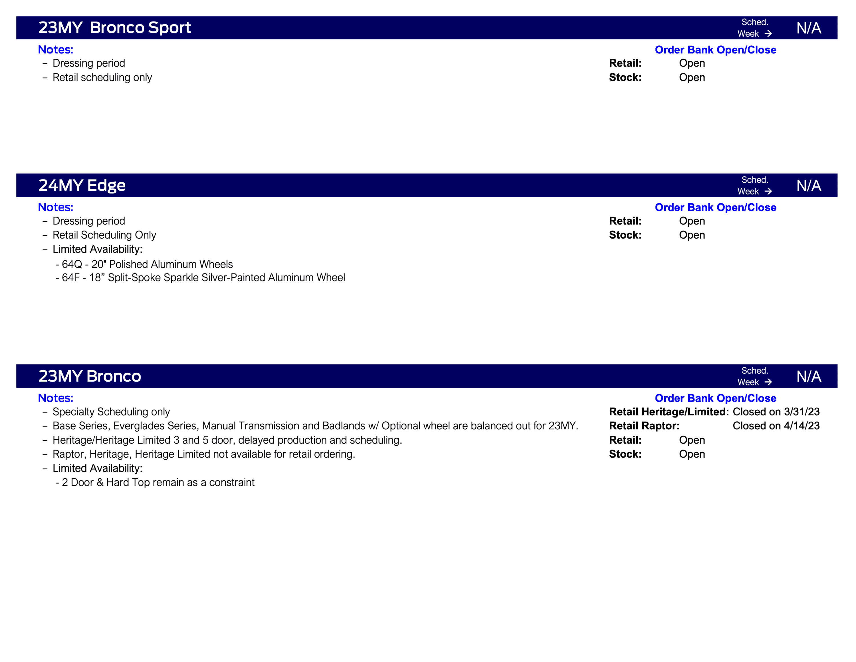 S650 Mustang 2024 Mustang Dressing Period + Retail Scheduling Only This Week (7/13/23) Ford Scheduling Information - 7.10.23-2
