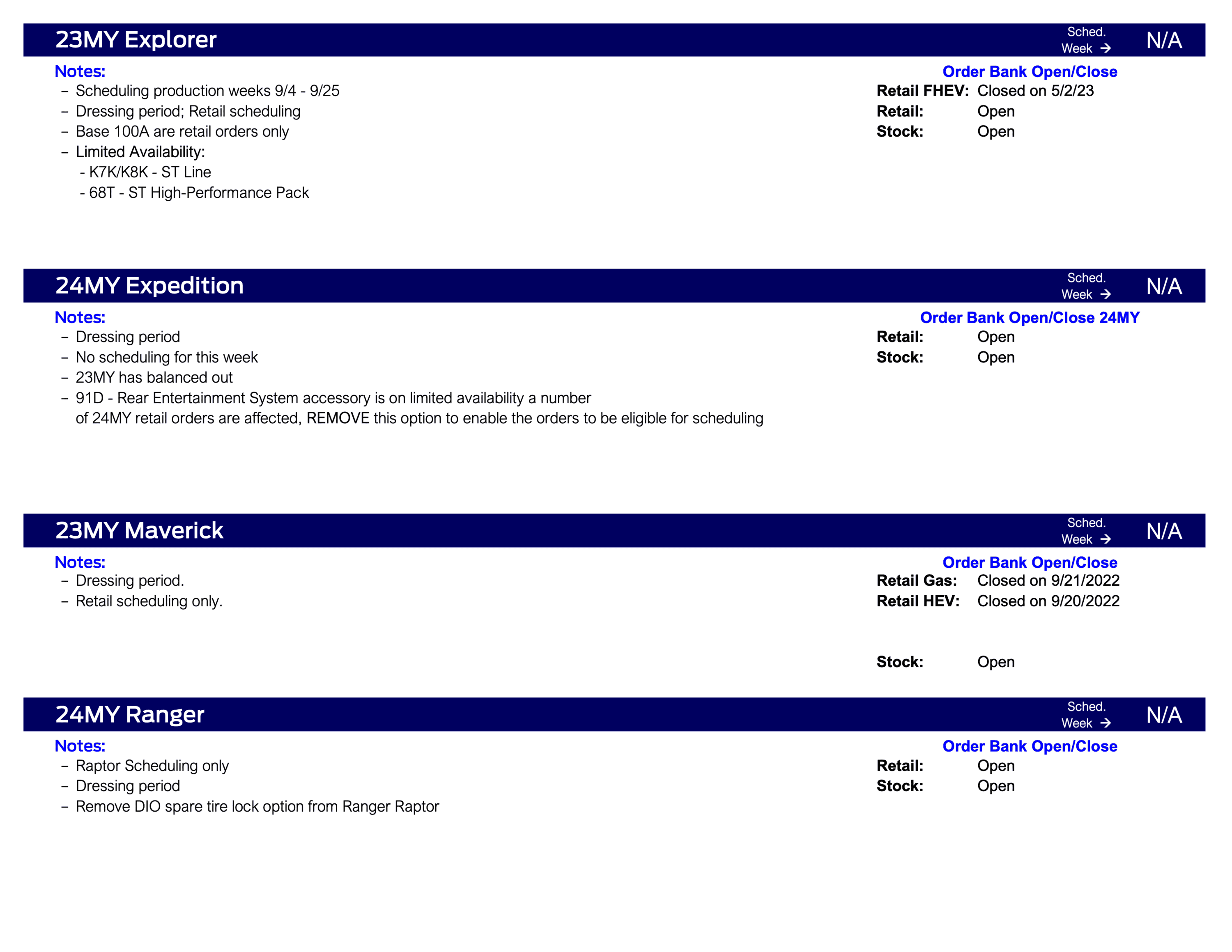 S650 Mustang 2024 Mustang Dressing Period + Retail Scheduling Only This Week (7/13/23) Ford Scheduling Information - 7.10.23-3
