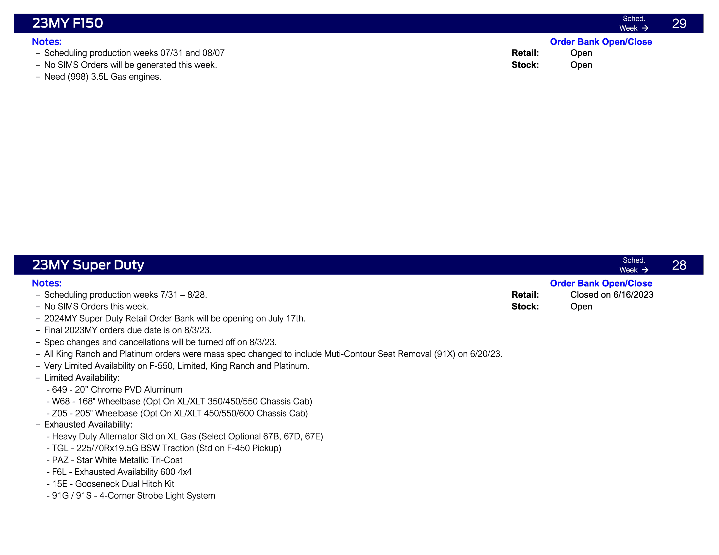 S650 Mustang 2024 Mustang Dressing Period + Retail Scheduling Only This Week (7/13/23) Ford Scheduling Information - 7.10.23-4