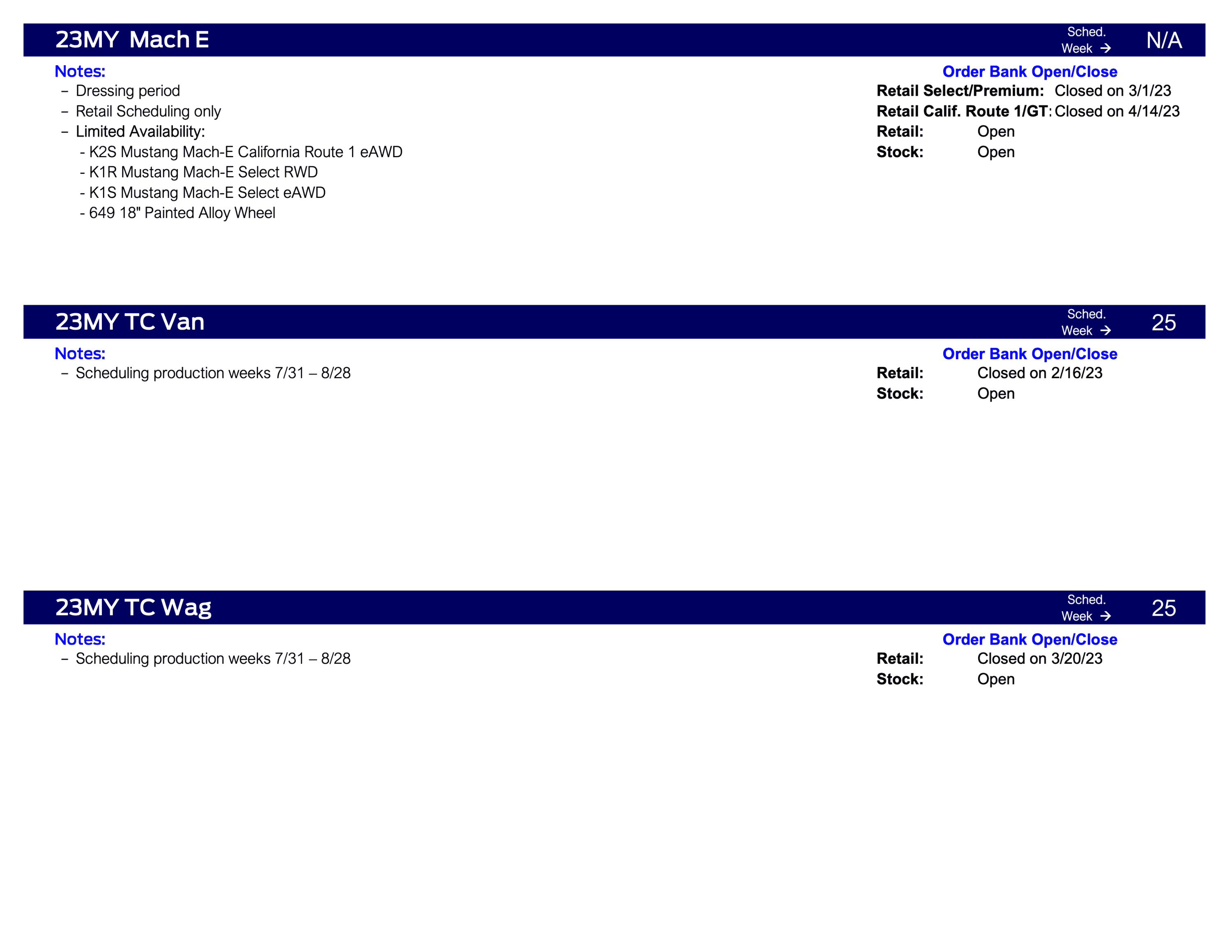 S650 Mustang 2024 Mustang Dressing Period + Retail Scheduling Only This Week (7/13/23) Ford Scheduling Information - 7.10.23-5