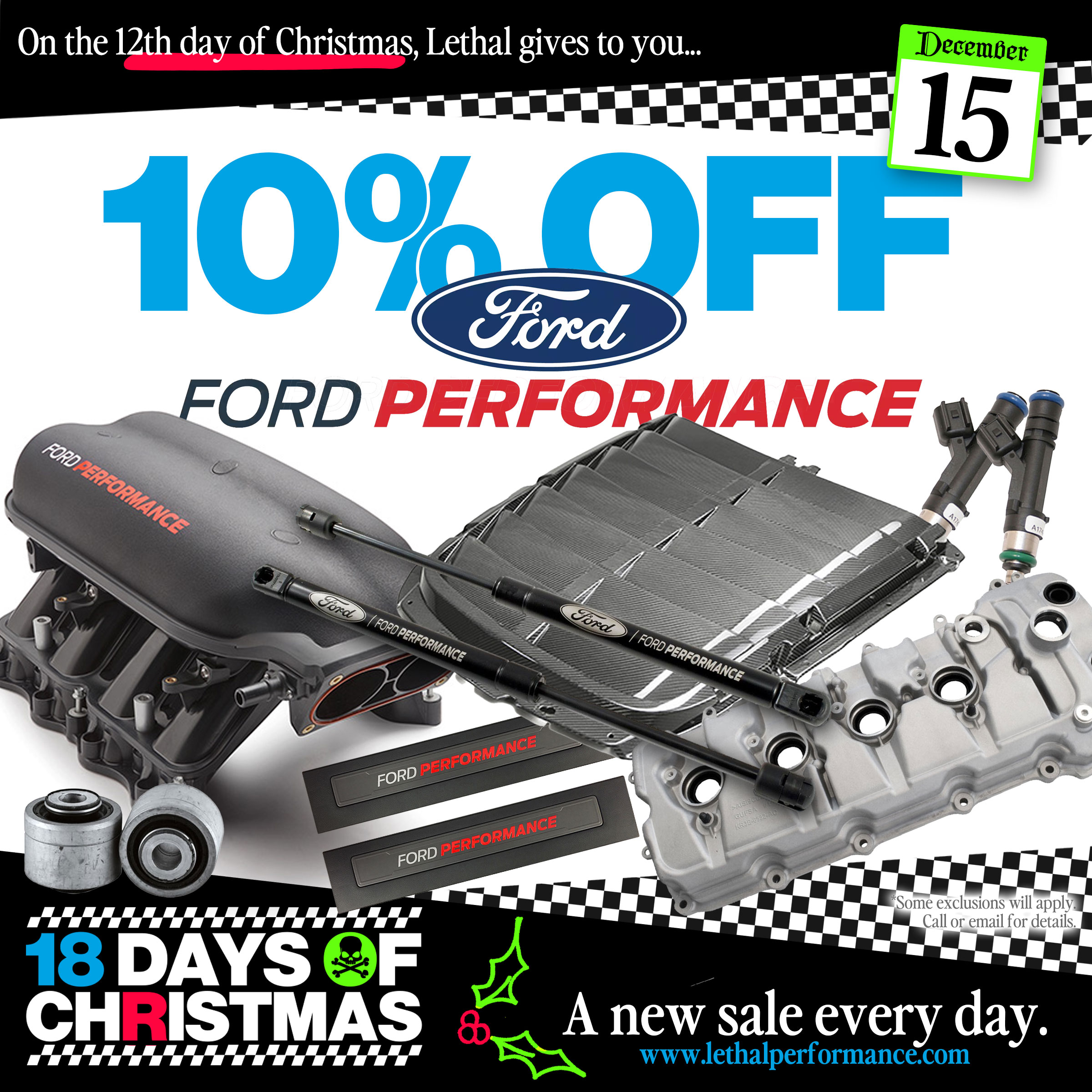 S650 Mustang Lethal Perfomance's 18 Days of Christmas SALES START NOW!! FordPerformance (3)
