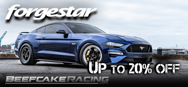 S650 Mustang Up to 55% off Black Friday @Beefcake Racing! forgestar-wheels-20off-sale-