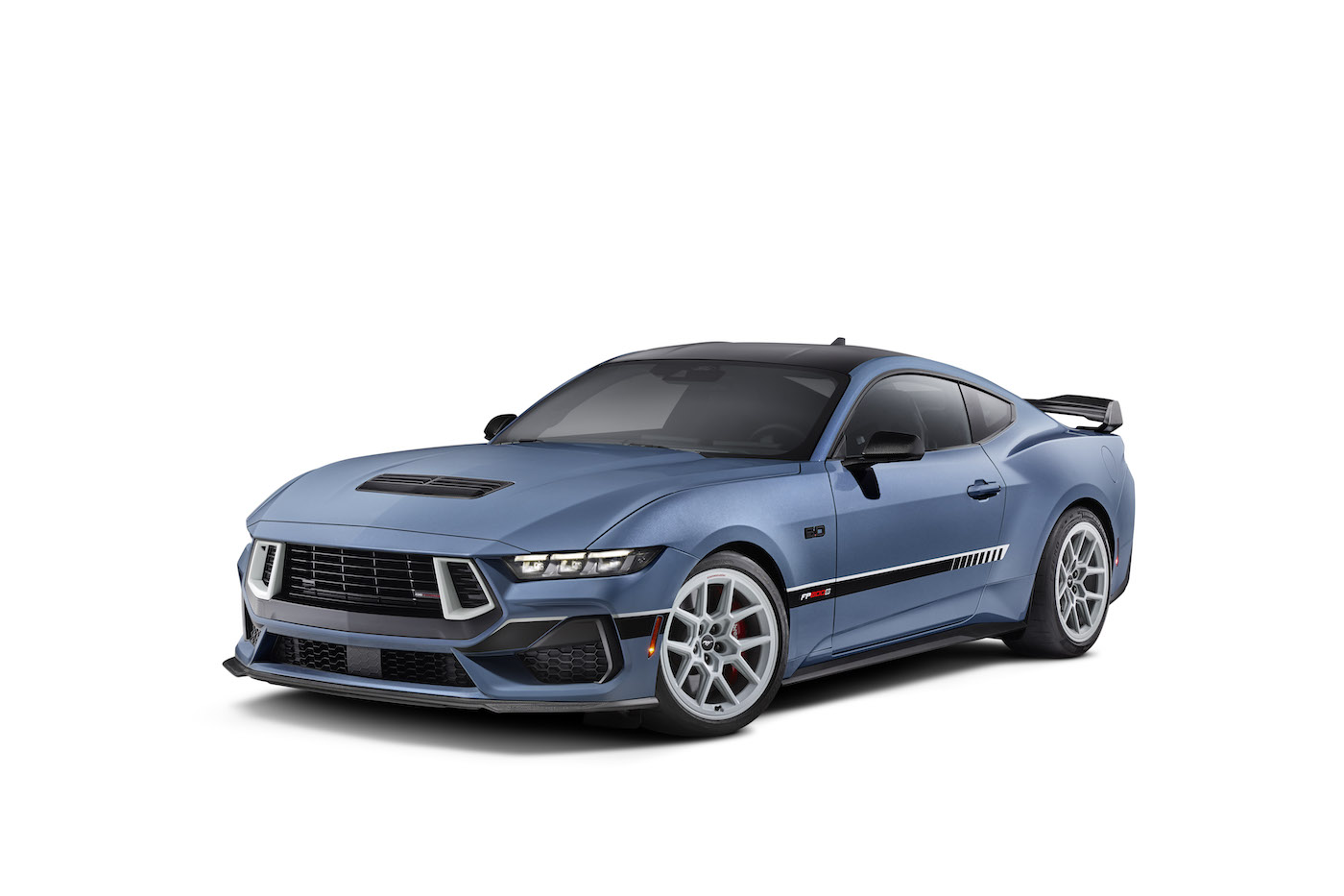 S650 Mustang New 2024 Mustang FP800S Ford Performance Street Packages Add Power, Suspension and Aero FP800S_MUSTANG_3Q_FRONT