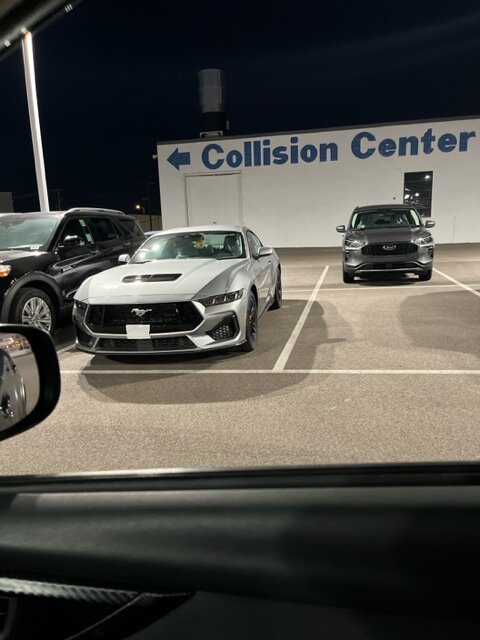 S650 Mustang Silver Bullet delivered this evening front