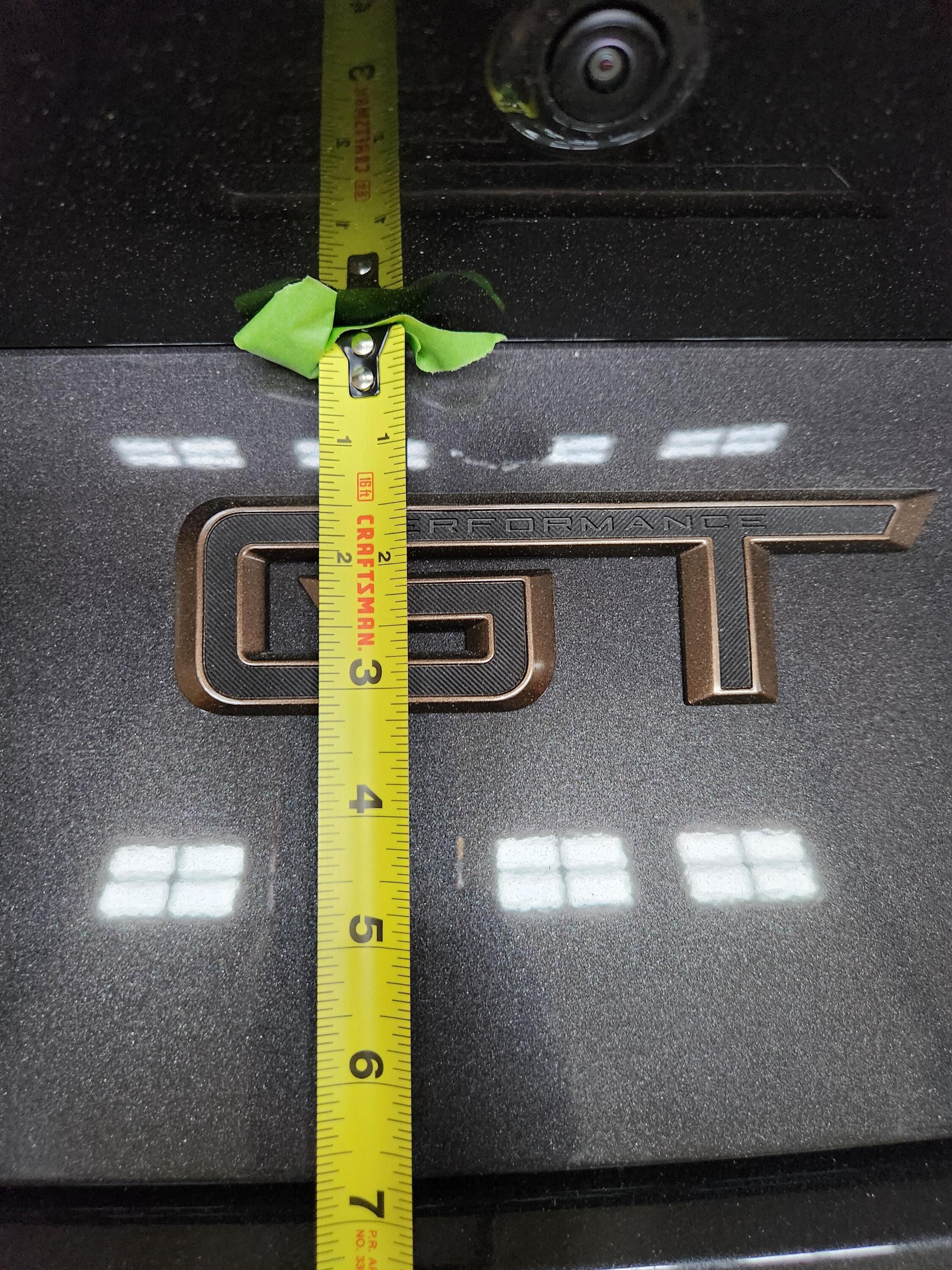 S650 Mustang Help needed with placement of back GT emblem gI3UVZE